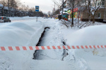 ​В Советском обрушился тротуар
