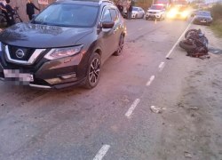 В Советском в результате ДТП пострадал мотоциклист В Советском в результате ДТП пострадал мотоциклист