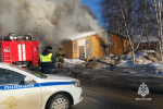 ​В Югорске произошел пожар