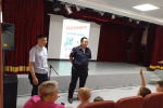 Полицейские Советского поговорили с детьми реабилитационного центра о безопасности