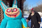 Организаторы Масленицы в Липецкой области представили Лабубу, которую собираются сжечь // ФОТО