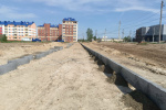 В летний период в Советском обновляются не только дороги, но тротуары