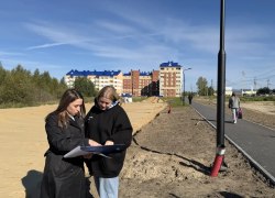 По улице Трассовиков в Советском скоро появится новая точка притяжения &mdash; &laquo;Сквер Звездный&raquo;