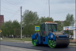 В Югорске продолжается ремонт дорог на улицах Железнодорожной и Лесозаготовителей