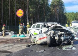Четыре человека сгорели заживо после ДТП на Тюменском тракте