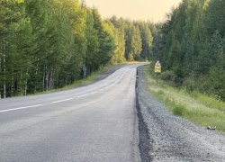 Завершен ремонт участка окружной дороги до Югорска-2