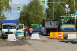 Временное перекрытие движения по ул. Гастелло