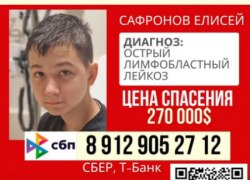 14-летний Елисей борется с лейкозом &minus; нужна помощь