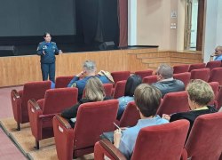 Инструктажи по пожарной безопасности с председателями участковых избирательных комиссий Советского района.