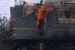 В Ханты-Мансийском автономном округе-Югре по факту возгорания тепловоза возбуждено уголовное дело
