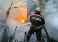Пожар в г. Советский, ул. Кошевого Пожар в г. Советский, ул. Кошевого