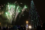 Встречаем Новый 2018 год в Советском. Праздничный салют