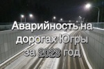 Дорожно-транспортная обстановка на дорогах Югры в 2023 году