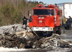 Водитель "двенадцатой" заживо сгорел в ДТП на Серовском тракте