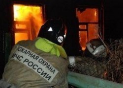 Пожар в г. Советский, ул. Озерная
