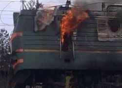 В Ханты-Мансийском автономном округе-Югре по факту возгорания тепловоза возбуждено уголовное дело
