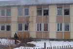 ПОЖАР В ЮГОРСКЕ НА ЭНТУЗИАСТОВ (ФОТО)