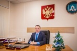 Поздравление главы г.п. Советский Александра Жукова с Новым годом и Рождеством