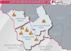 Огнеборцы держат пламя в пределах очагов возгораний