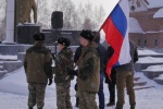 Митинг, посвященный 23 февраля, в Советском. С праздником, защитники Отечества!