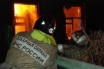 Пожар в г. Советский, ул. Озерная