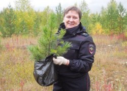 Полицейские Советского района приняли участие во Всероссийском проекте &laquo;Лес Победы&raquo;