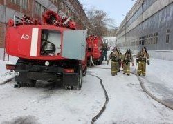 Пожар в г. Советский, ул. Калинина