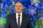 Поздравление главы Советского района Игоря Набатова с Новым 2020 годом и Рождеством Христовым