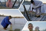 В прорубь с головой, или Как прошли крещенские купания в Советском