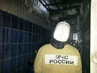 Пожар в городе Югорск, ул. Геологов