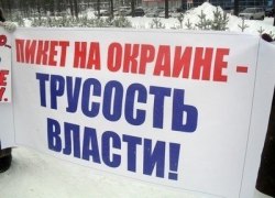 ПИКЕТ НА ОКРАИНЕ &mdash; ПОЗОР ВЛАСТИ (ФОТО)