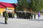 В Советском прошла акция &laquo;Зарядка со стражем порядка&raquo;