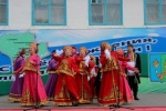 В День Советского района чиновники вышли на зарядку, выпили чарку с казаками и очистились огнем (ФОТО)